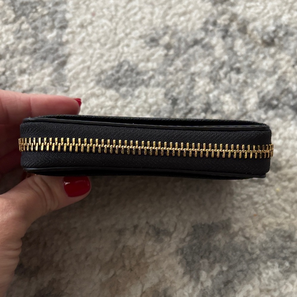 Michael Kors Black and Gold Zip Wallet - Picture 4 of 7